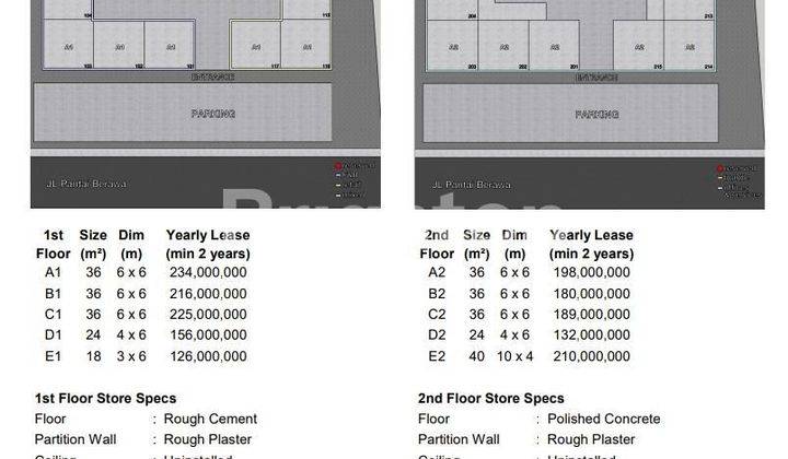 DORM RETAIL RESTAURANT AND COMMERCIAL SPACE IN BERAWA CANGGU 2