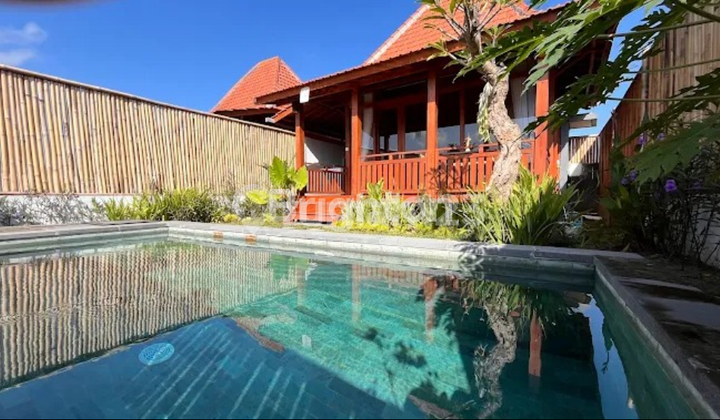 3 UNIT VILLA JOGLO – VIEW SAWAH – PRIVATE POOL –TEGES KANGINAN, UBUD