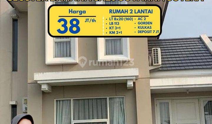 Termurah! Disewa Rumah Rapih Siap Huni Semi Furnish 8x20 Cluster Bahana Suvarna Sutera Tangerang   1