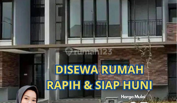 Murah Disewa Cepat Rumah 2 Lt Rapih Siap Huni Cluster Dakota Suvarna Sutera 1