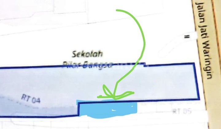 Land for Sale on Jatiwaringin Raya Street, Cipinang Melayu