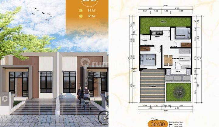 Rumah Dijual Di Purwokerto Dekat Rsud Margono Bebas Uang Muka 2