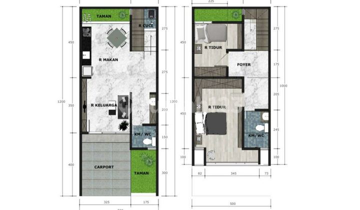 DIJUAL RUMAH SEMAMPIR TENGAH - BARU GRESS 2