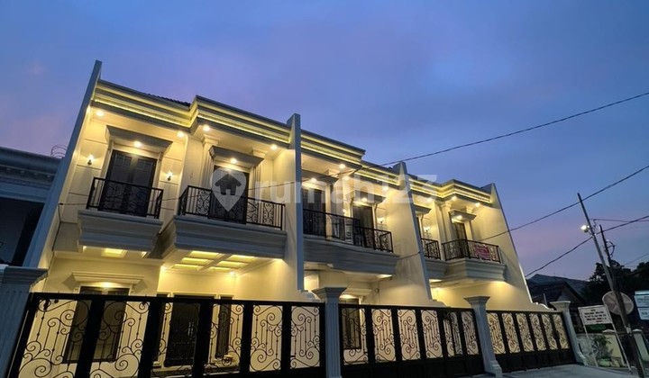 R02-0242 Dijual Rumah Baru Brandnew American Classic Siap Huni Cempaka Putih Jakarta Pusat