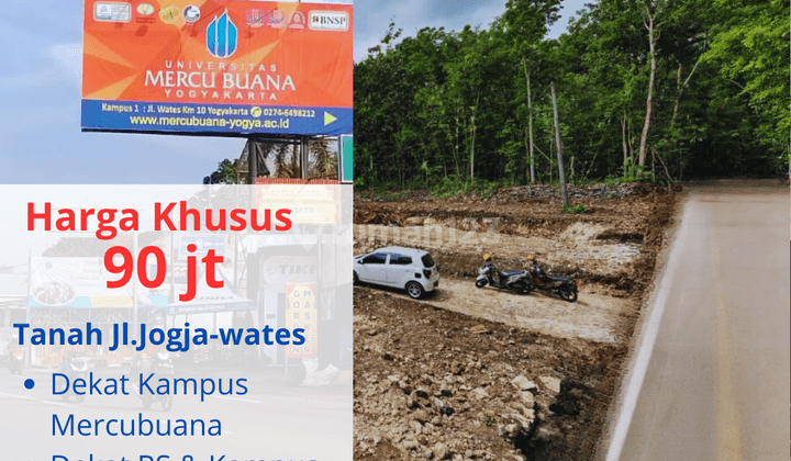 Tanah Luas Ideal untuk Hunian, Hanya 10 Menit dari Kampus UMY 1