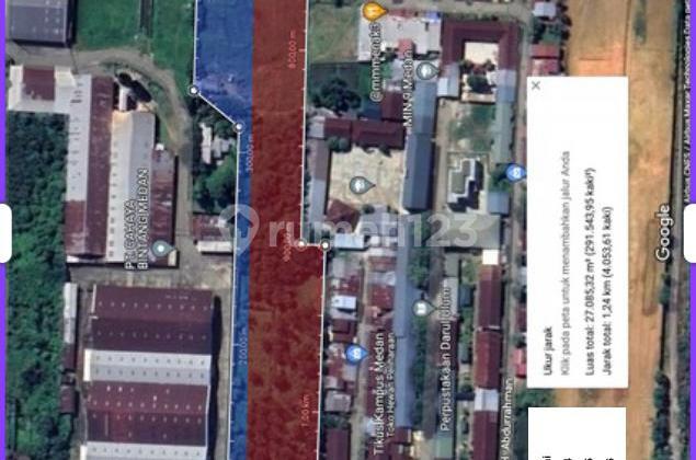 Tanah Dibawah Pasar Jl Pertahanan Patumbak 1