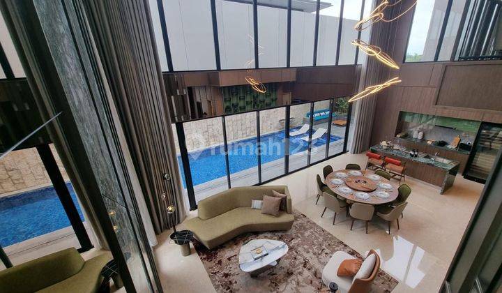 Rumah Furnish Private Pool Lift dan Rooftop Layton Navapark BSD 2