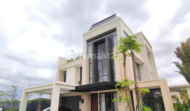 Rumah Hook Mewah Full Furnish dgn Lift dan Pool di Tresor BSD 1