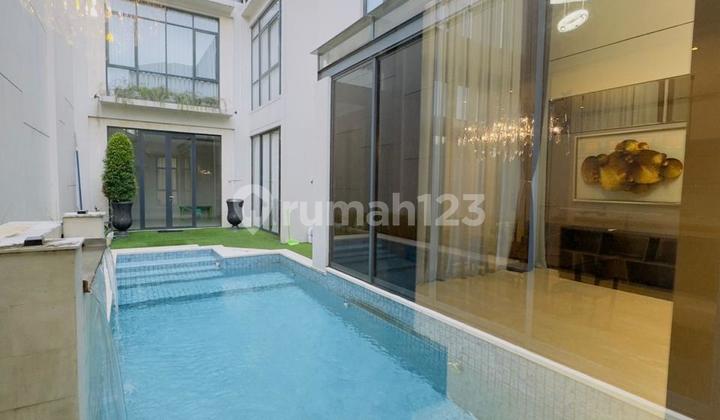 Rumah Furnush Interior Mewah With Pool Lancewood Navapark Bsd 10
