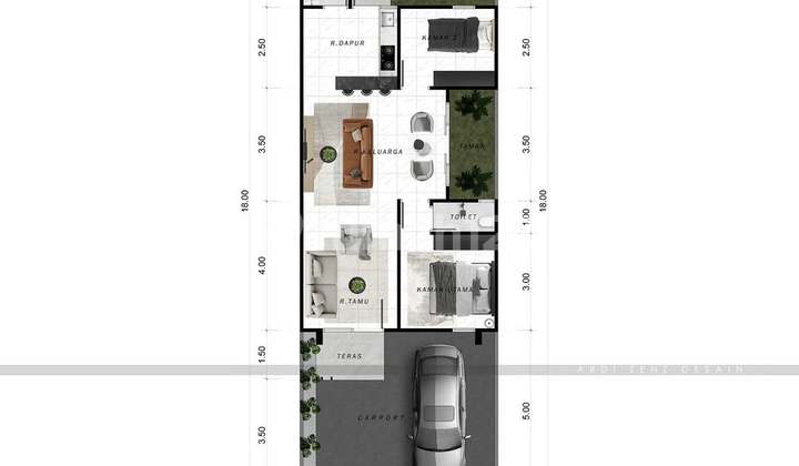 Dijual Rumah Progres Pembangunan Strategis Diciledug 2