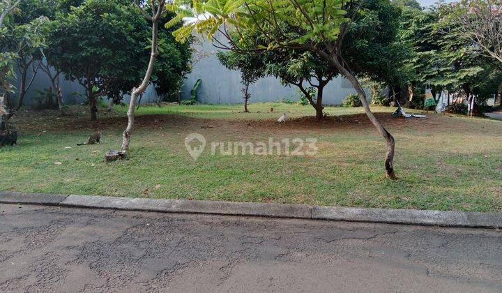 Dijual kavling depan taman dalam cluster 1