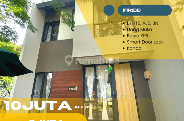 Rumah 2 Lantai 3 Kamar Tidur di Bekasi Strategis Dekat Tol 1