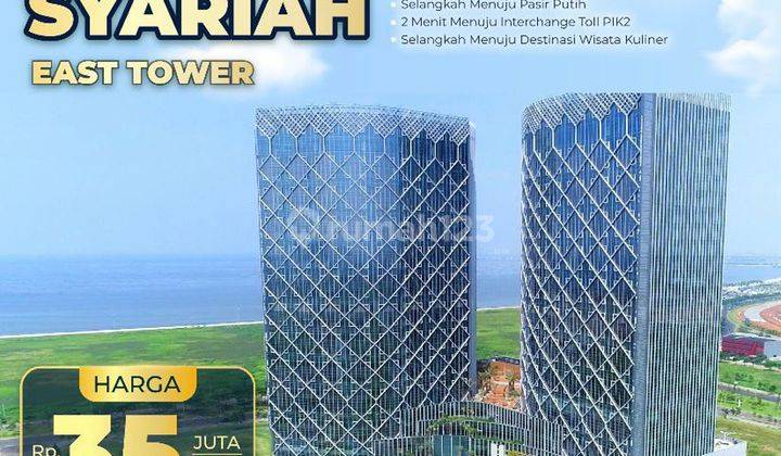 Office East Tower, Menara Syariah Pik 2, Kondisi Bare 1