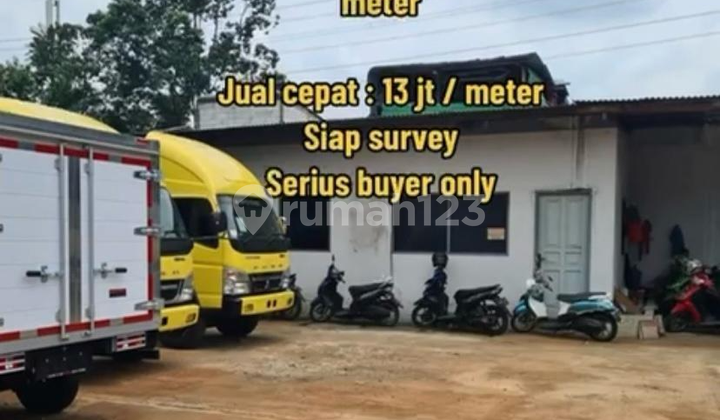 For Sale Fast Land in Daan Mogot, West Jakarta