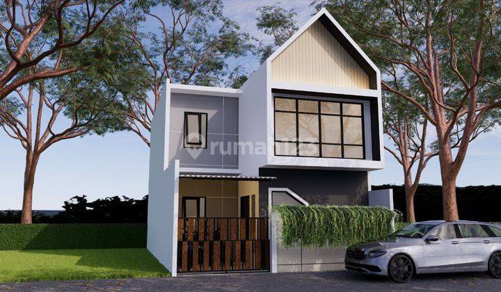 Rumah 2 Lantai Scandinavian dalam Cluster 2