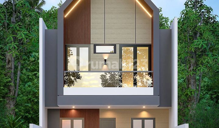Rumah Scandinavian 2 Lantai Dalam Komplek