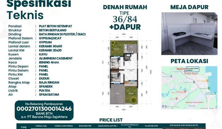 Rumah Citra Nongsa. Cantik. Murah. Siap Ready. Nongsa Batam 2