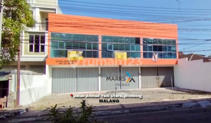 Wide Shop House Location On North Ahmad Yani Street, Blimbing, Malang City