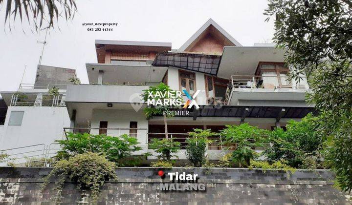 Rumah Villa Klasik Mewah Private Pool Di Tidar, Malang Dn1321  1