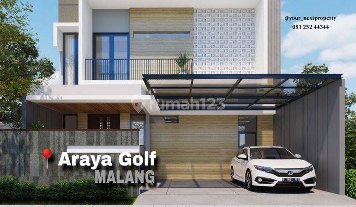 Rumah Inden Sangat Cantik Gaya Modern Di Araya Golf Malang dn1068 1