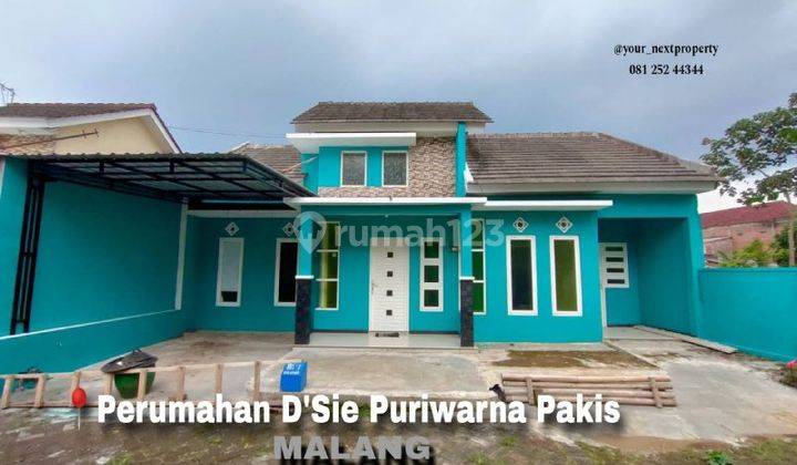 Rumah Siap Huni Di Perumahan D Sie Puriwarna Pakis Malang Dn1090  1