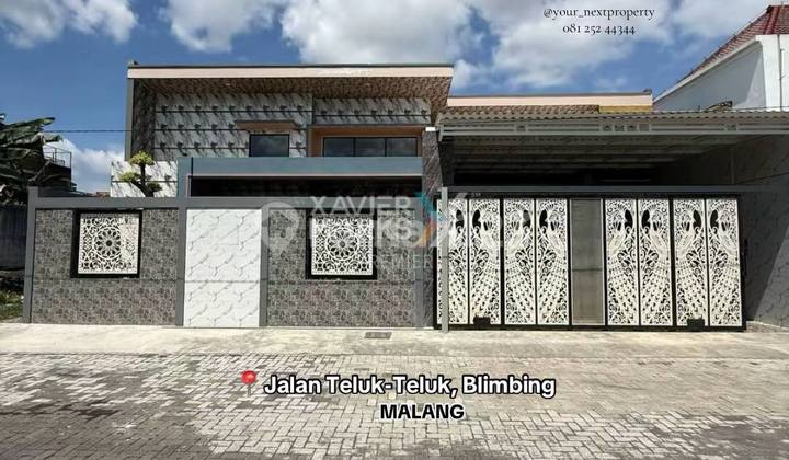 Rumah Modern Furnished di Jalan Teluk-Teluk, Blimbing Malang