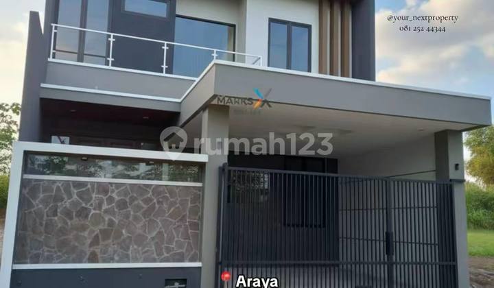 Rumah Design Modern Lokasi di Cluster Valley The Araya Malang