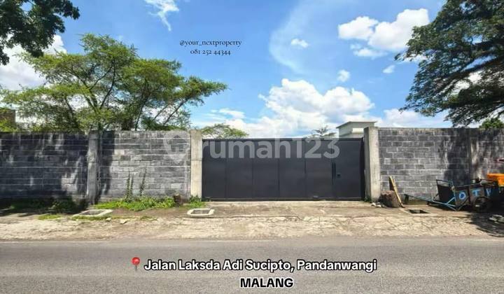 Tanah Siap Bangun dan Luas di La Sucipto, Pandanwangi, Blimbing Malang
