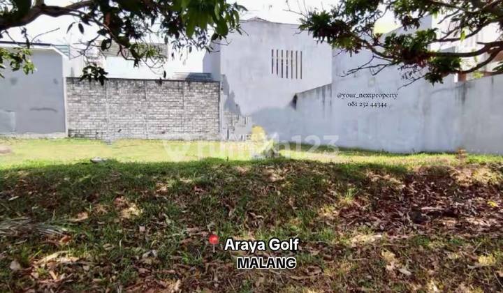 Tanah Luas Siap Bangun di Boulevard Araya Golf Malang