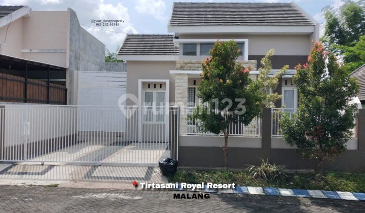 Rumah Siap Huni di Perumahan Tirtasani Royal Resort Karangploso Malang
