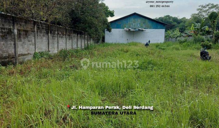 Tanah Dan Gudang Jalan Hamparan Perak Deli Serdang Sumatera Utara 1