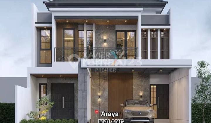 New Modern Minimalist House in Golf Cluster, Araya City, Malang New Modern Minimalist House in Golf Cluster, Araya City, Malang