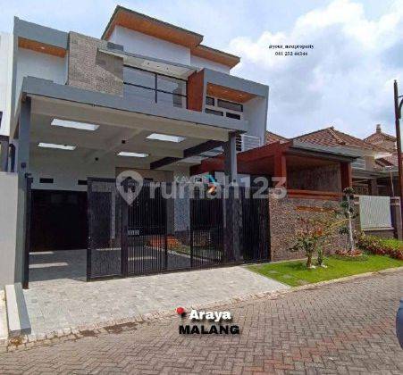 Rumah Baru Gress Desain Modern Di Araya Golf, Malang Dn1519  1