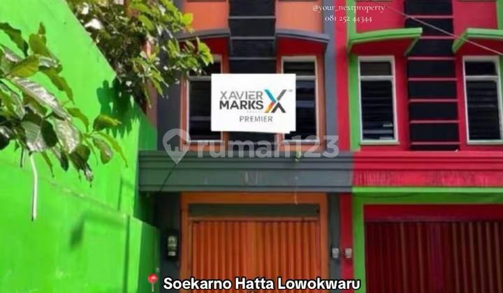 Ruko 3 Lantai Lokasi Strategis di Soekarno Hatta Lowokwaru Malang