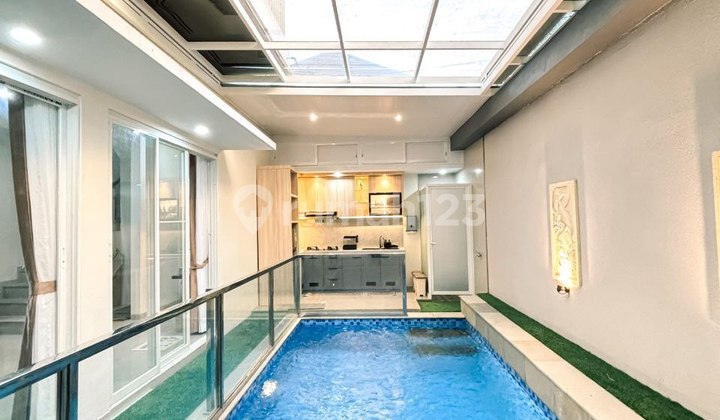 Rumah Villa Full Furnish With Private Pool di Junrejo Kota Batu 2