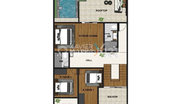 Modern Tropical Design House in Araya City Golf Cluster, Malang Modern Tropical Design House in Araya City Golf Cluster, Malang