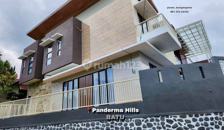 Rumah Villa Posisi Hook Di Panderman Hills Wisata Batu Dn1607  1