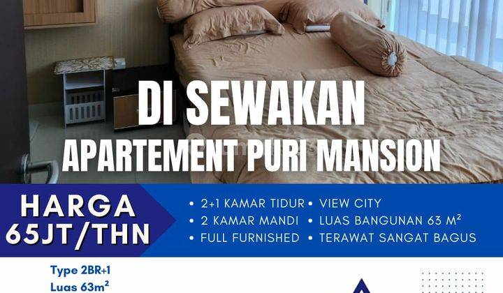 Di sewakan Segera Apartemen Bagus Furnished Puri Mansion 1