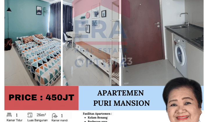 Dijual Apartemen Puri Mansion, Cengkareng Jakarta Barat 1