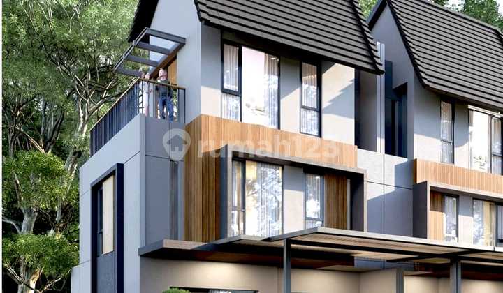 Rumah Mewah 3 Lantai Di Bsd Serpong Dekat Stasiun