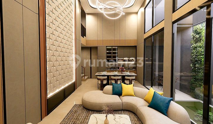 3-Story House + First Mezzanine in West Jakarta Center