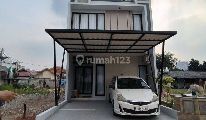 Jual rumah baru di pejaten barat akses jln dua mobil 1