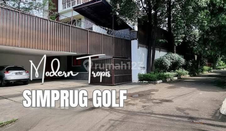 Jual Rumah Modern Tropis Disimprug Garden Senayan Jakarta Selatan 1