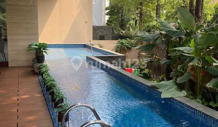 Jual Rumah Modern Tropis Disimprug Garden Senayan Jakarta Selatan 2