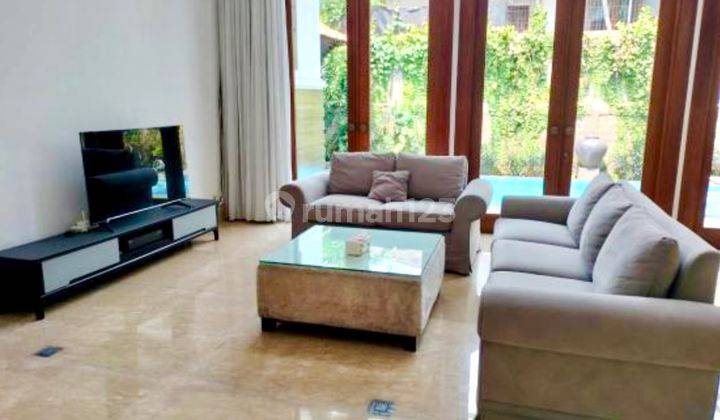 Disewakan Rumah Furnished Bagus di Cipete ada Kolam Renang 1