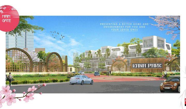 Rumah Cluster 2 Lantai Siap Huni di Kana Park Legok Tangerang 2