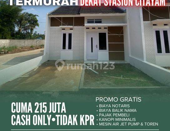 Rumah murah banget di citayam cuma 200jutaan 1