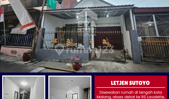 House for rent in central Malang, near Lavalette Hospital.