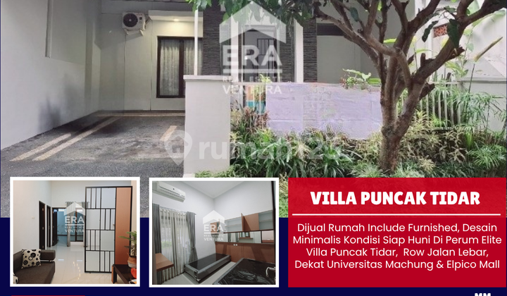 Dijual Rumah Full Furnished Di Villa Puncak Tidar, Dekat Machung Dijual Rumah Full Furnished Di Villa Puncak Tidar, Dekat Machung