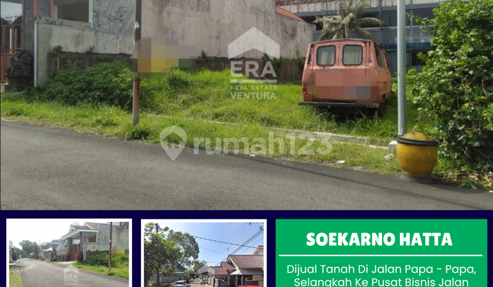 Land for Sale on Papa Road, A Step Away from Soekarno Hatta
